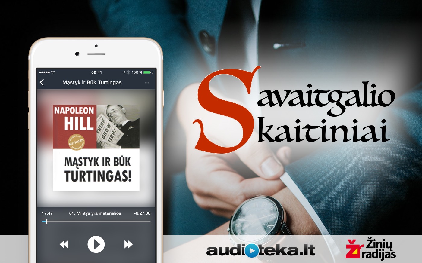 Savaitgalio skaitiniai #12. Napoleon Hill audioknyga „Mąstyk ir būk turtingas!“