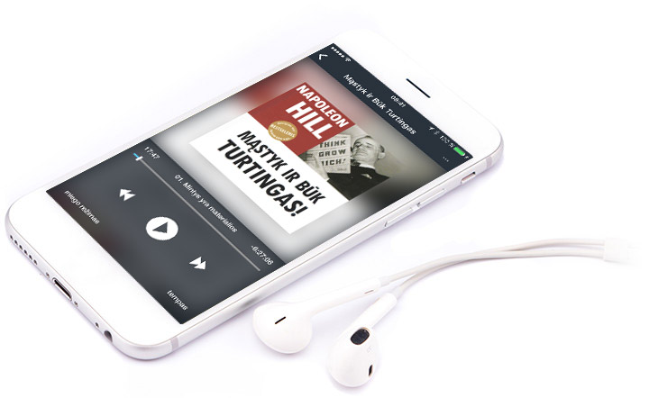 Klausykite audioknygos „Mąstyk ir būk turtingas!“ per Audioteka programėlę